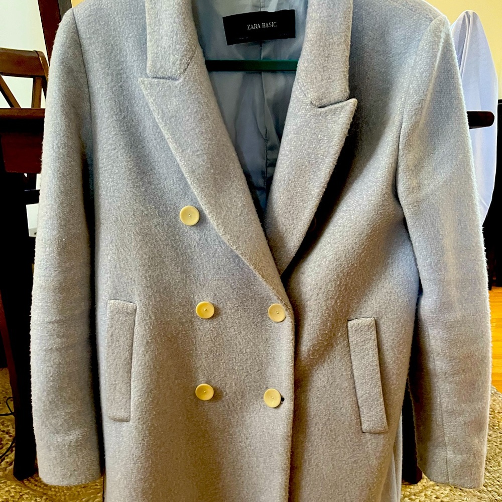 Zara womens peacoat